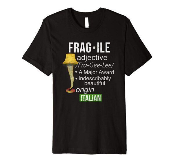 Funny Christmas Fragile Major Award Leg Lamp Shirt | NEW COMEDY TRAILERS | ComedyTrailers.com