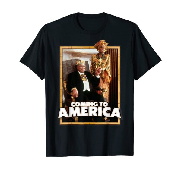 Coming To America King And Queen Bamboo Portrait T-Shirt | NEW COMEDY TRAILERS | ComedyTrailers.com